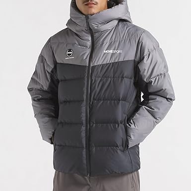 DESCENTE：ハイブリッドフーディーダウンジャケット DESCENTE：ハイブリッドフーディーダウンジャケット